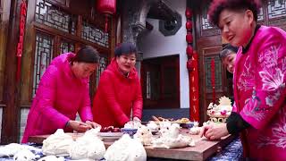Chinese villages cook traditional local foods to welcome Lunar New Year